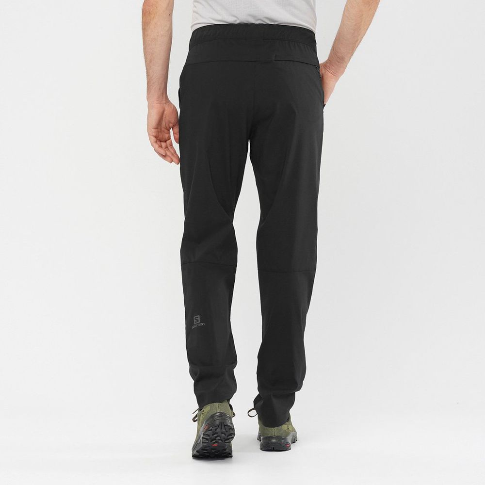 Pantalons Salomon Homme Noir - Salomon EXPLORE TAPERED - France (0986-IUTCN)